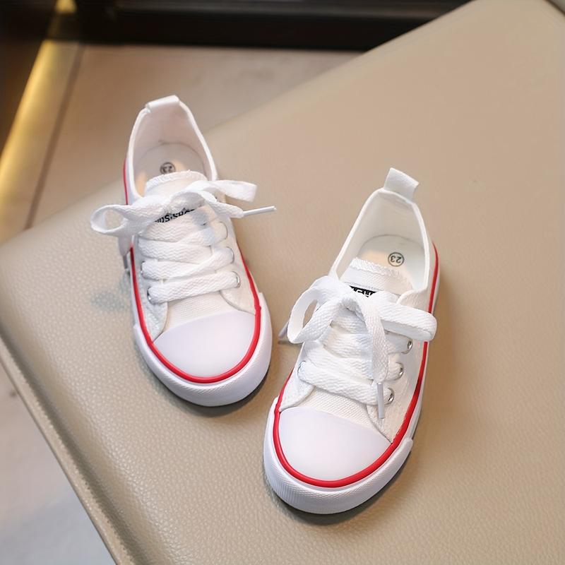 Girls Canvas Sneakers - Ultra-Lightweight & Super Comfortable - Anti-Slip Walking Shoes for Spring & Summer Adventures - Ideal for Outdoor Play 1