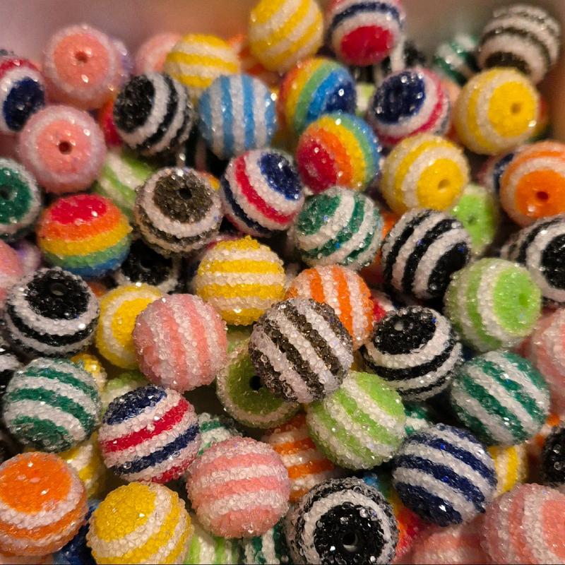 rhinestone beads (5 in a pack) 3