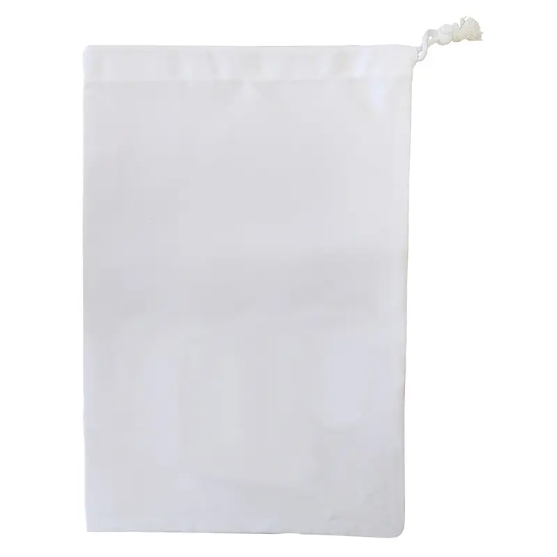 Bags - Premium Drawstring with Stopper - Canvas - White - 30cm x 45cm 0