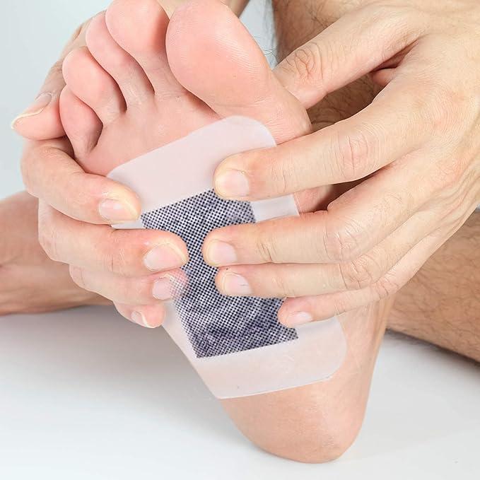 20 Pack Lavender Foot Pads | Detox Foot Patches | Foot Spa Deep Cleansing Pads with Adhesive Films for Removing Body Toxins, Migraine Relief, Foot Care, and Sleep Aid (Lavender) 3