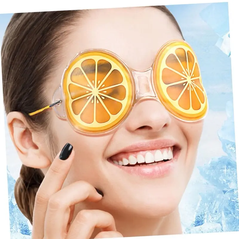 Eye Mask, Fruit Eye Mask, Relaxing Eye Mask, Skincare for Eyes, Self Care Eye Mask, Hot and Cold Eye Patches , Mix 1Pc All Skin Types All Skin Types All Skin Types Gel Calming Gentle Hydrate Comfort Soothing 2