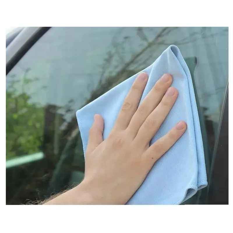 Extra-Large Microfibre Glass Cleaning Cloths - Pack of 2 for Heavy-Duty Cleaning - Reusable & Streak-Free - Ideal for Mirrors and Windows 1