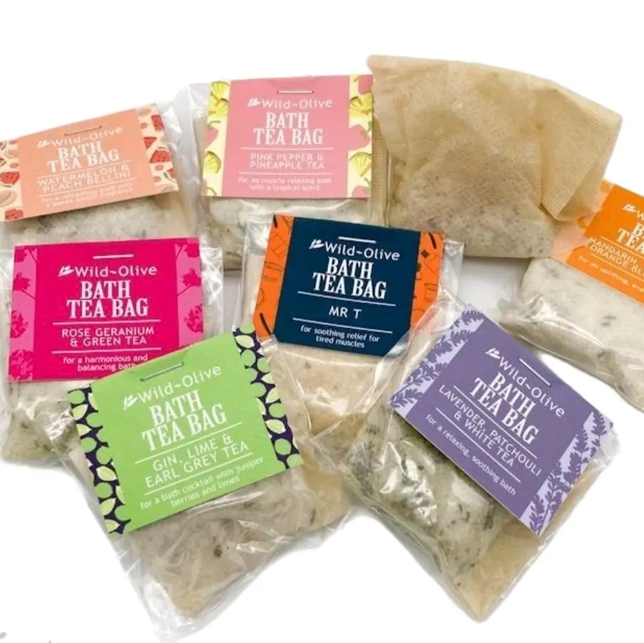 Bath Tea Bags Bath Salts with Essential Oils for a Relaxing Bath - Body Care