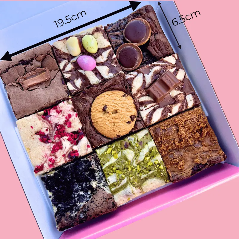 Blondies Bakes - Brownie & Blondie Mixed Box - 9 Flavours 1