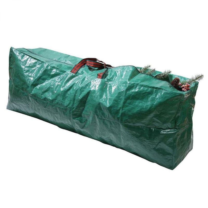Set of 3 Green Christmas Storage Bags for Festive Home Organization Household Organiser Tree 2