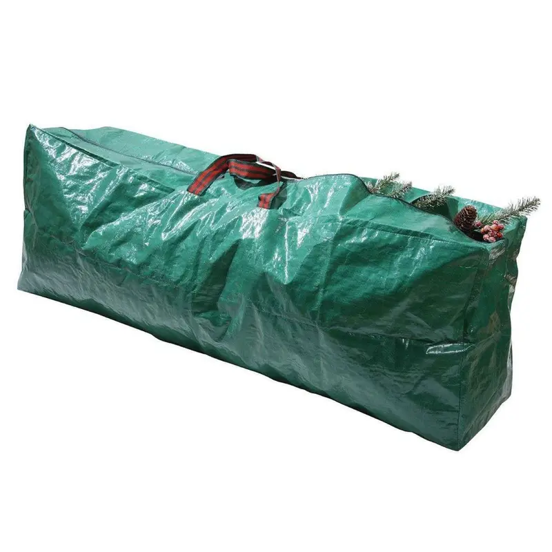 Set of 3 Green Christmas Storage Bags for Festive Home Organization Household Organiser Tree 2