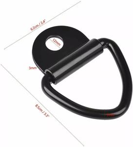 10Pcs Heavy Duty D Ring Tie Down Hooks for Secure Cargo & Equipment Lashing - Durable Material & Easy Use