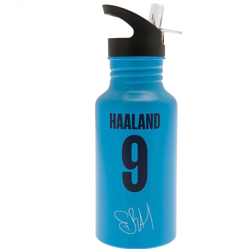 Manchester City FC Aluminium Drinks Bottle Haaland (official Merchandise product) Drinkware 0