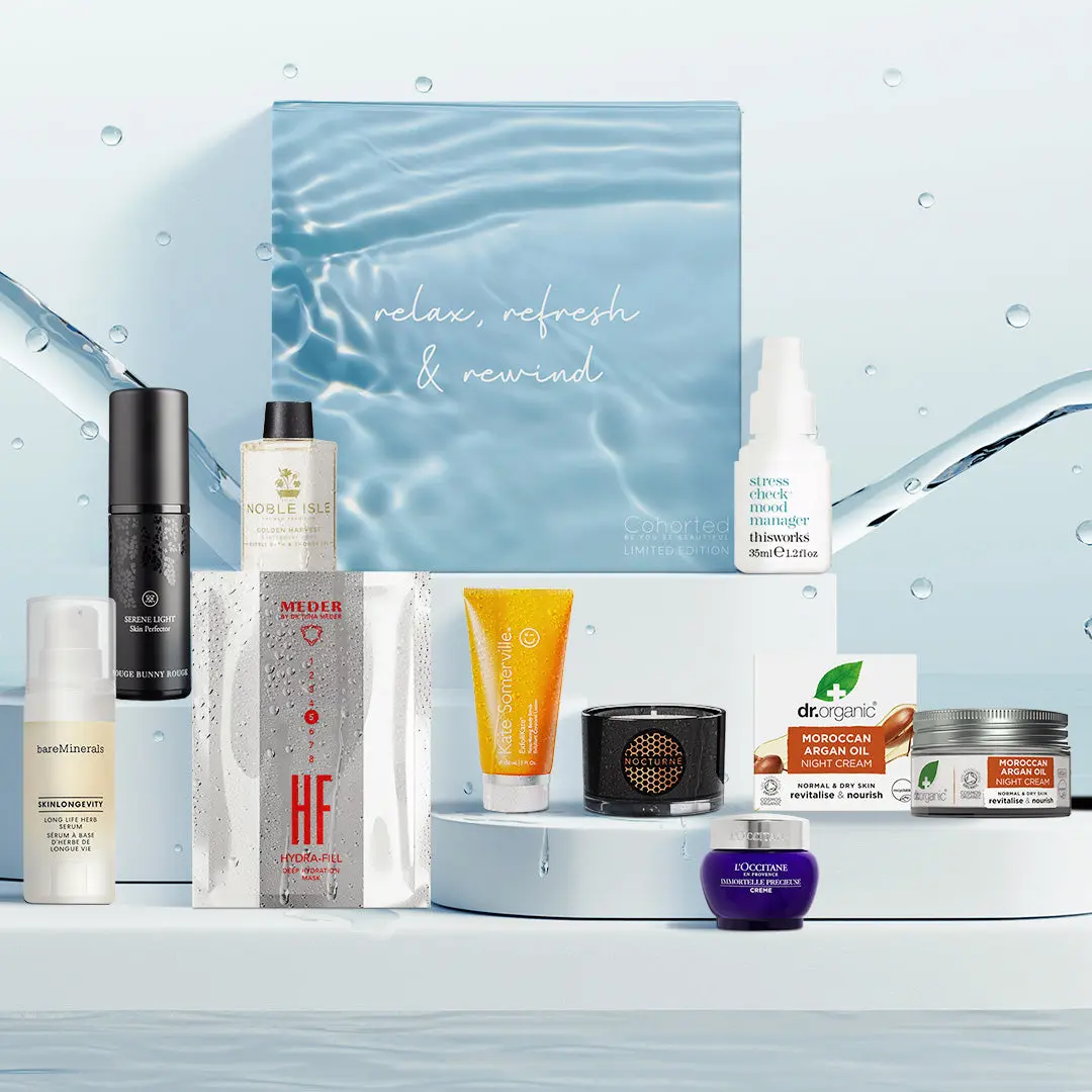 The Cohorted Relax, Refresh & Rewind Limited Edition Beauty Box