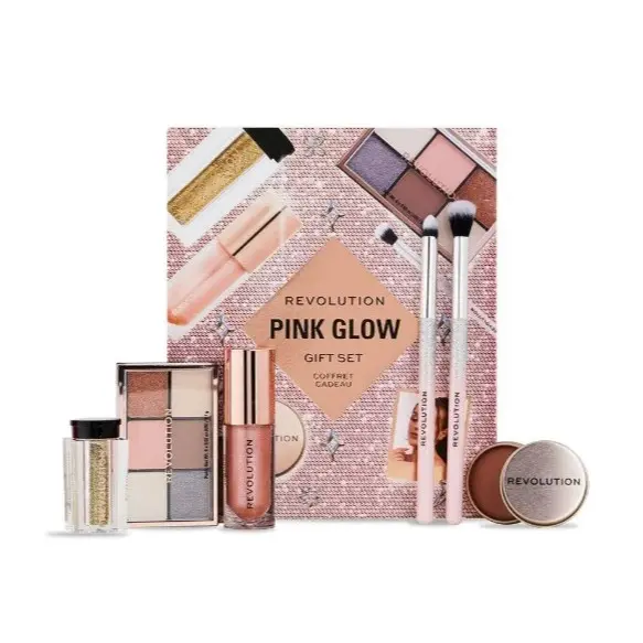 Revolution Pink Glow Get The Look Gift Set - Perfect Blush and Makeup Gift Set Cosmetic 3