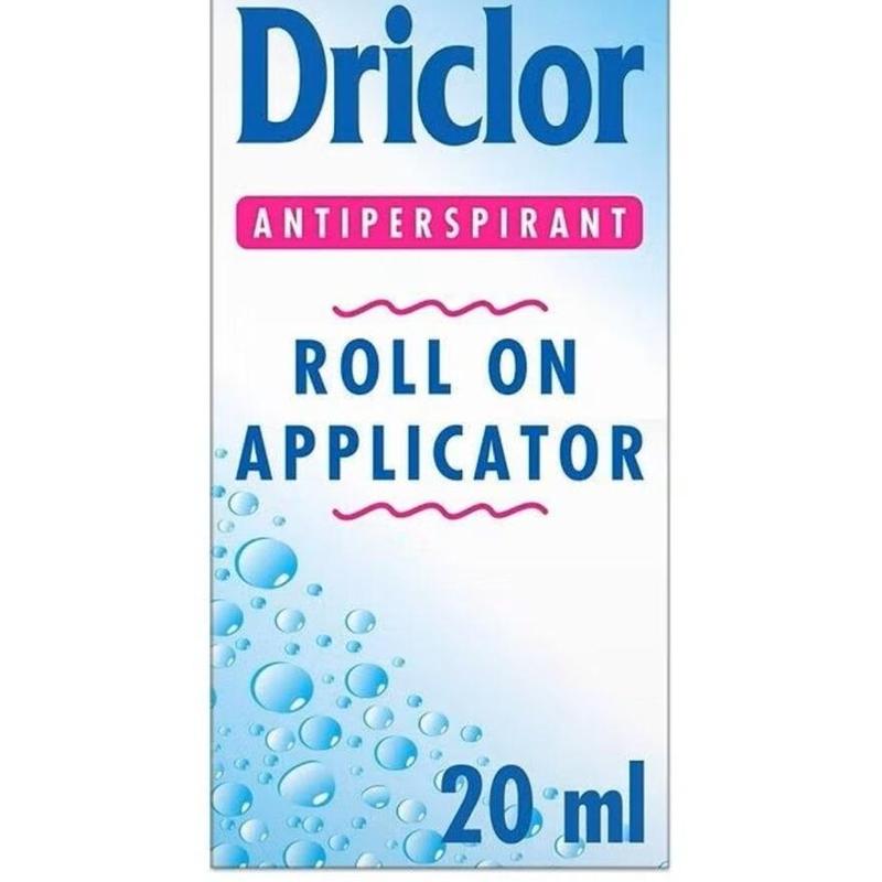 Driclor Antiperspirant Roll On Applicator Deodorant 20ml Body Care Gentle Comfort Cleanser 5
