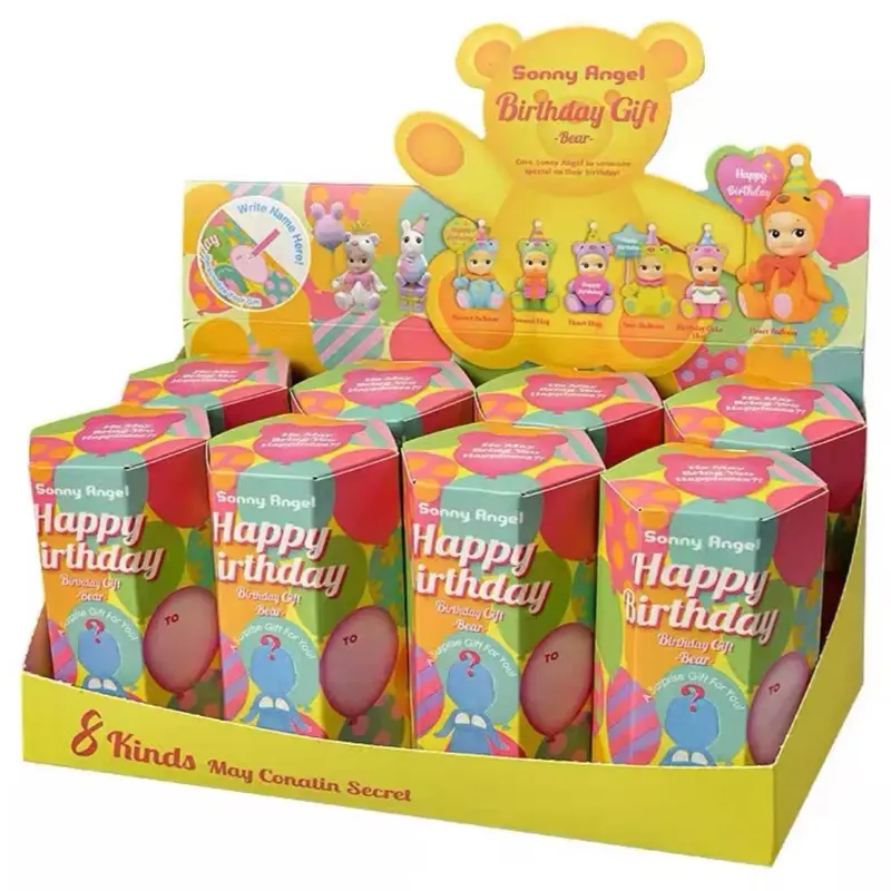 Sonny Angel Birthday Gift Bear Series - Cute Collectibles Figurines for Fans and Collectors