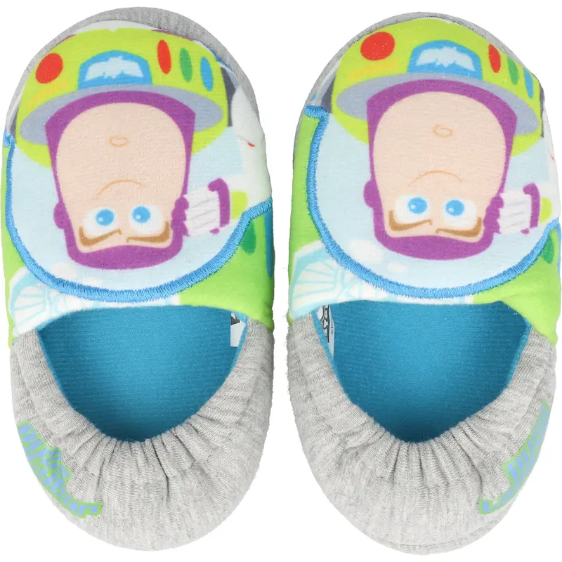 Toy Story Buzz Grey Kids Slippers 8