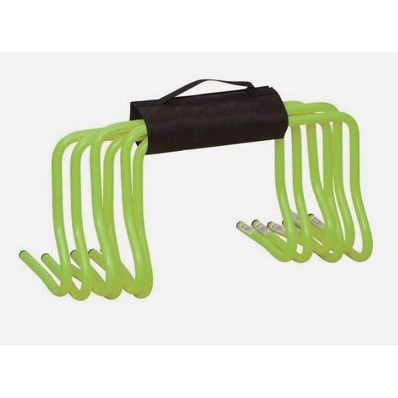 DOG AGILITY HURDLE Set of 12 Agility Hurdles 6" Carry Strap EXERCISE WEAVE/JUMP 0