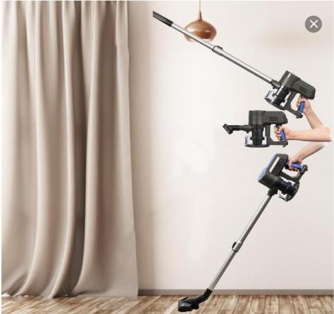 Corded Vacuum Cleaner Handheld Stick Corded Hoover 3 in 1 Bagless Vacuum Cleaner With German Wessel Werk Head Nozzle Light Weight 2