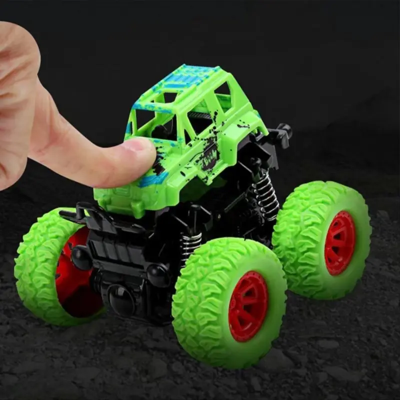 RC Stunt Car Toy for Kids - Monster Truck Toy, 1/2/4 Counts Off-road Toy Car, Rotating Stunt Vehicle 4