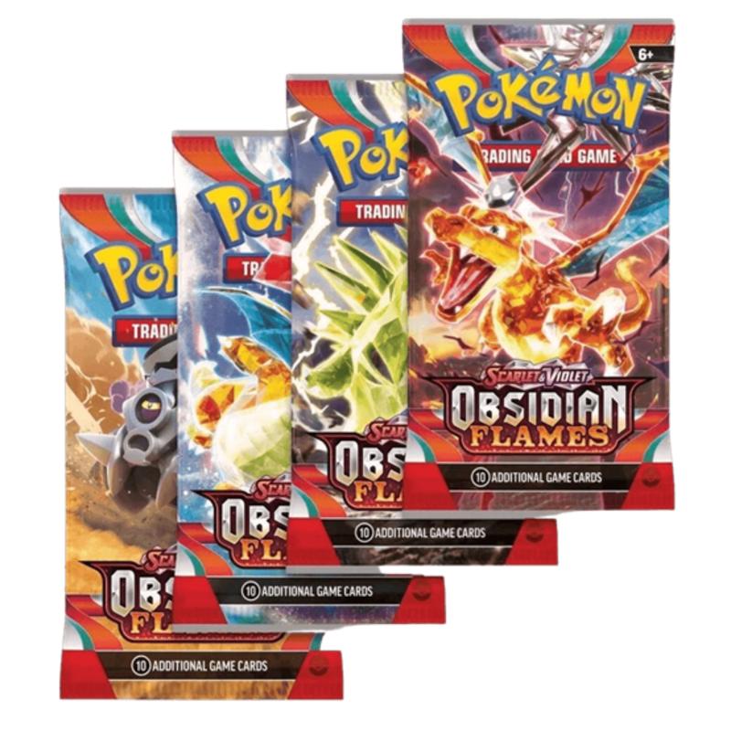 POKÉMON OBSIDIAN FLAMES BOOSTER PACK - POKEMON  TCG: SCARLET & VIOLET TRADING CARDS 4
