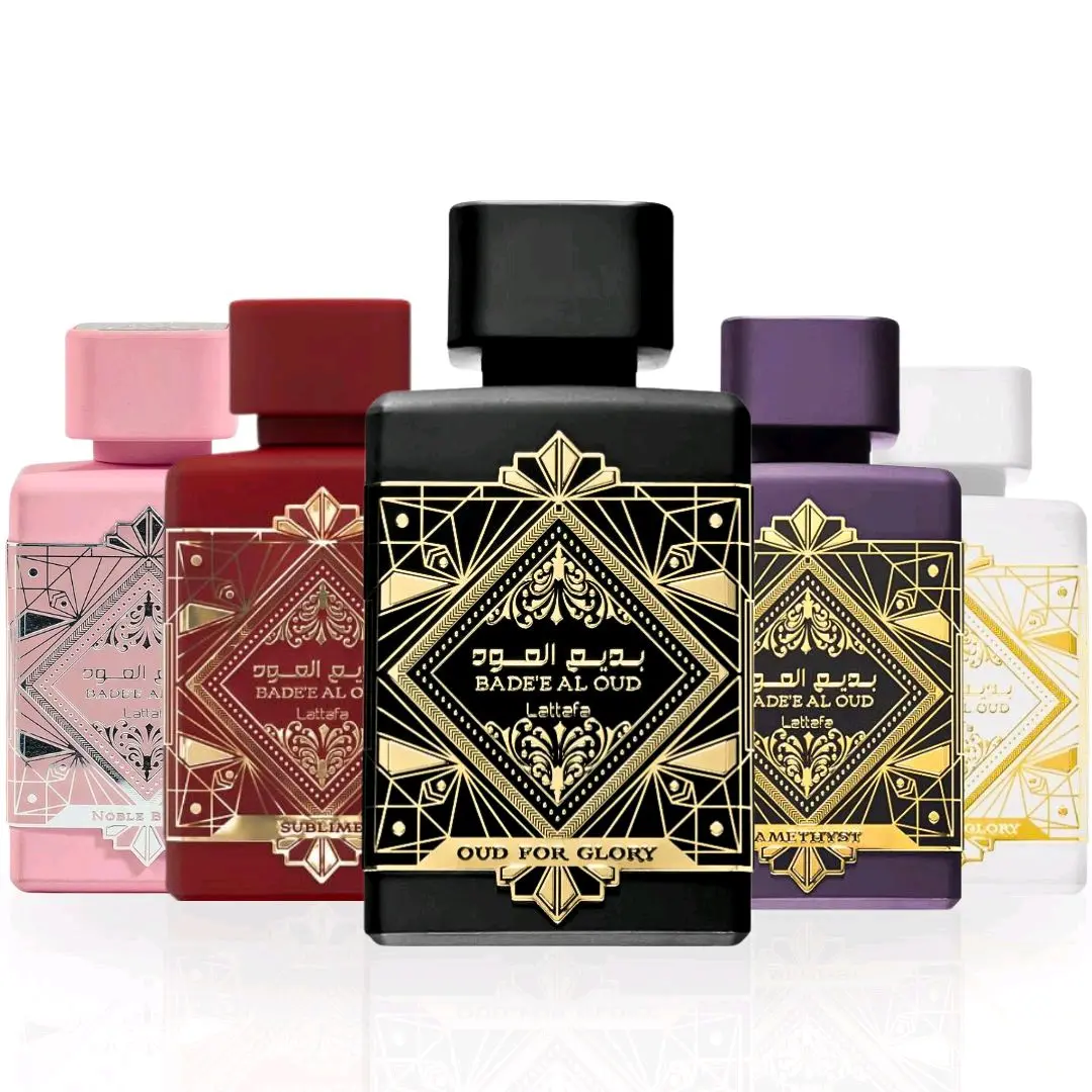Badee Al Oud Perfume - Amethyst, Honor & Glory, Oud for Glory, Sublime, Nobel blush - 100ml EDP for Men and Women