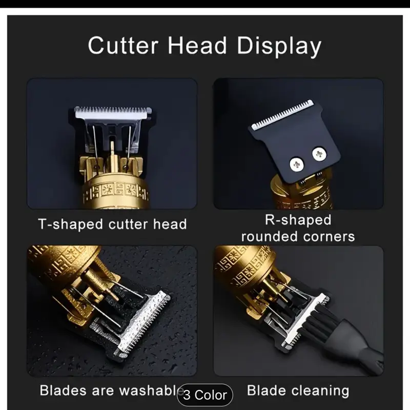 Professional Vintage T9 Trimmers Machine Men's Hair Clippers Shaver Cordless Beard Electric Great 5