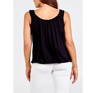 Women’s Ladies Vest Bubble Tops Sleeveless Loose fit Round Scoop Elasticated Stretch Summer Jersey Multi Colors Women Casual dresses Womenswear Camisole T-Shirt Cardigan Collar 4