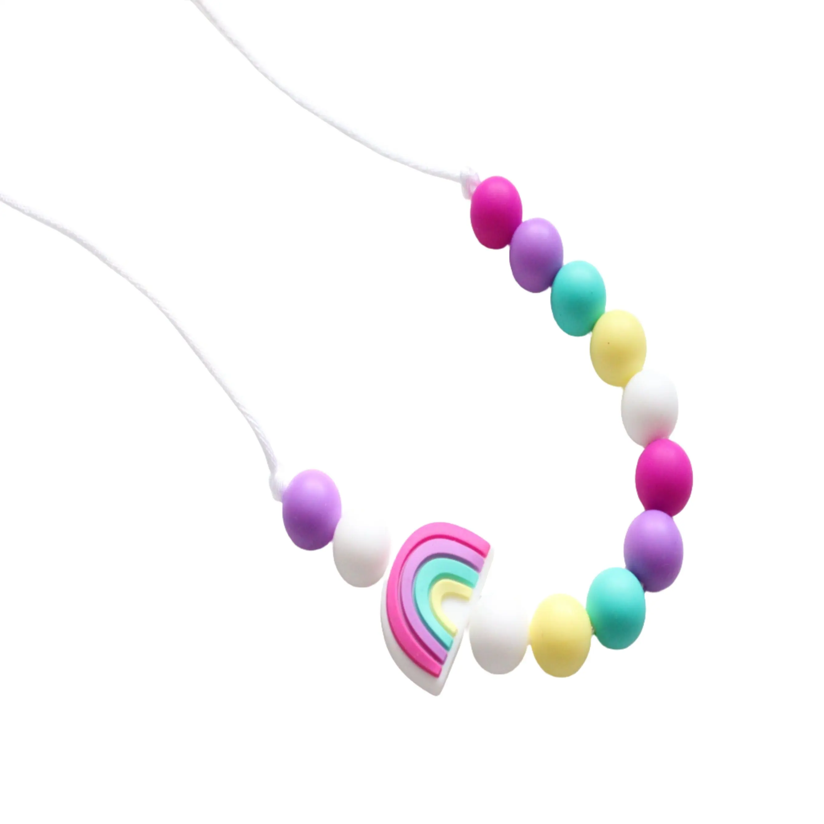 Kids Necklace - Purple Rainbow