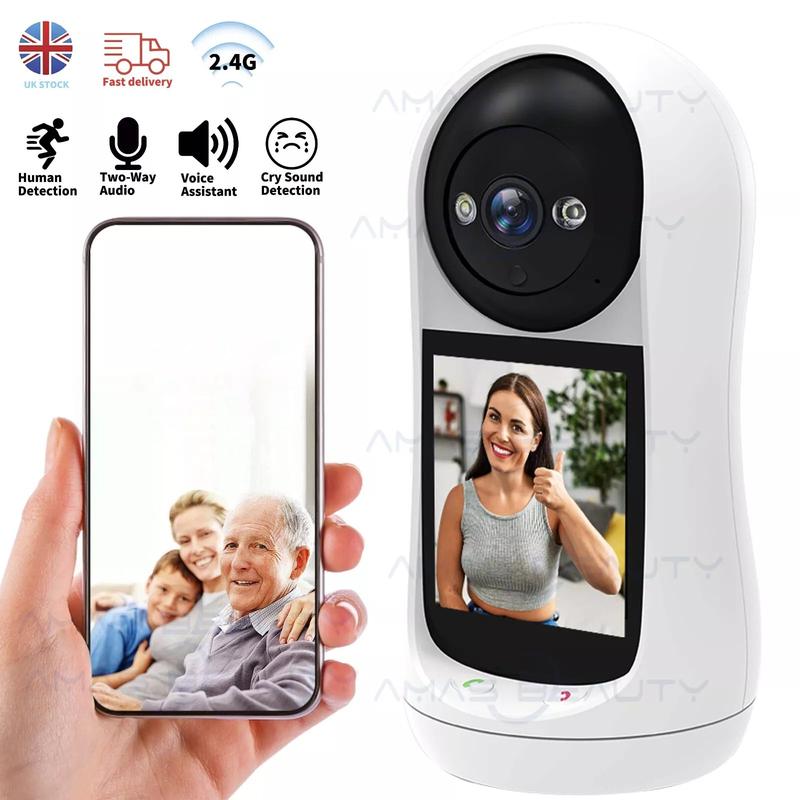 Product Introduction of Baby Monitor PTZ WiFi Camera Indoor CCTV elderly 2Way Video Talk Voice assistant 4