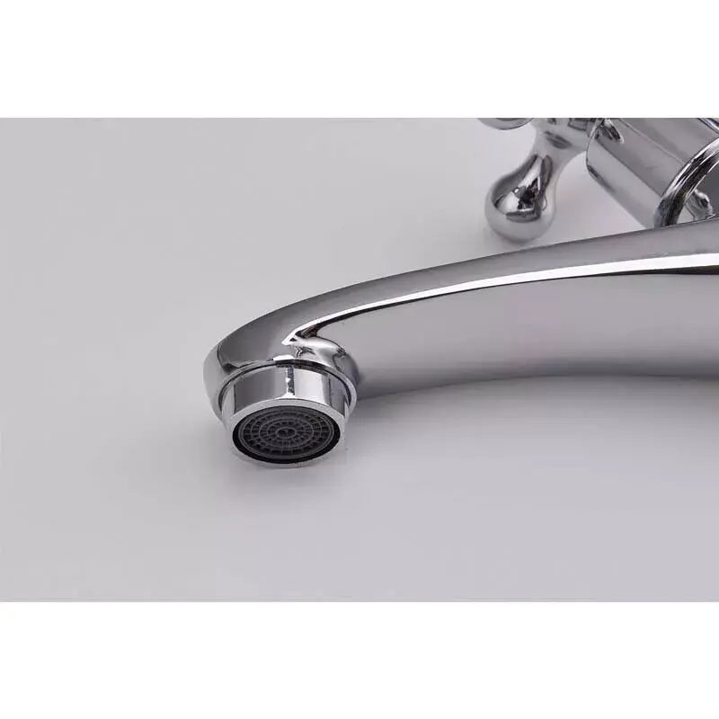 2X Twin Taps Set Hot and Cold for Traditional Bathroom Basin Sink in UK 3
