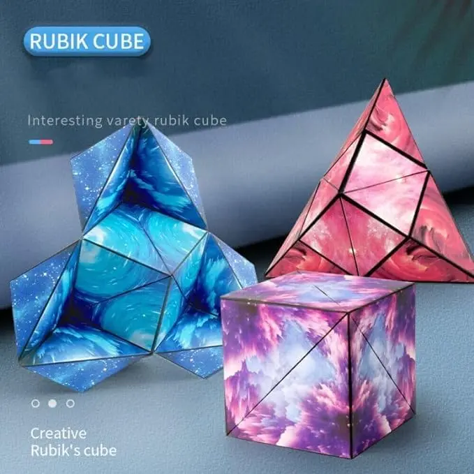 Brainy Kids Shape Shifting Box - Award-Winning, Patented Fidget Cube w/ 36 Rare Earth Magnets - Transforms Into Over 70 Shapes (Pack of 2) 4