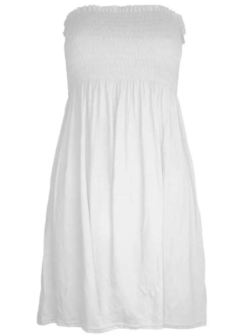Product Introduction of STY Ladies Sheering Gather Boobtube Strapless Bandeau Summer Mini Dress Top Beachwear Coverup Holidays Casual Womenswear Comfort Basic Sleeveless Comfortable Style Chic Casual Wear 22