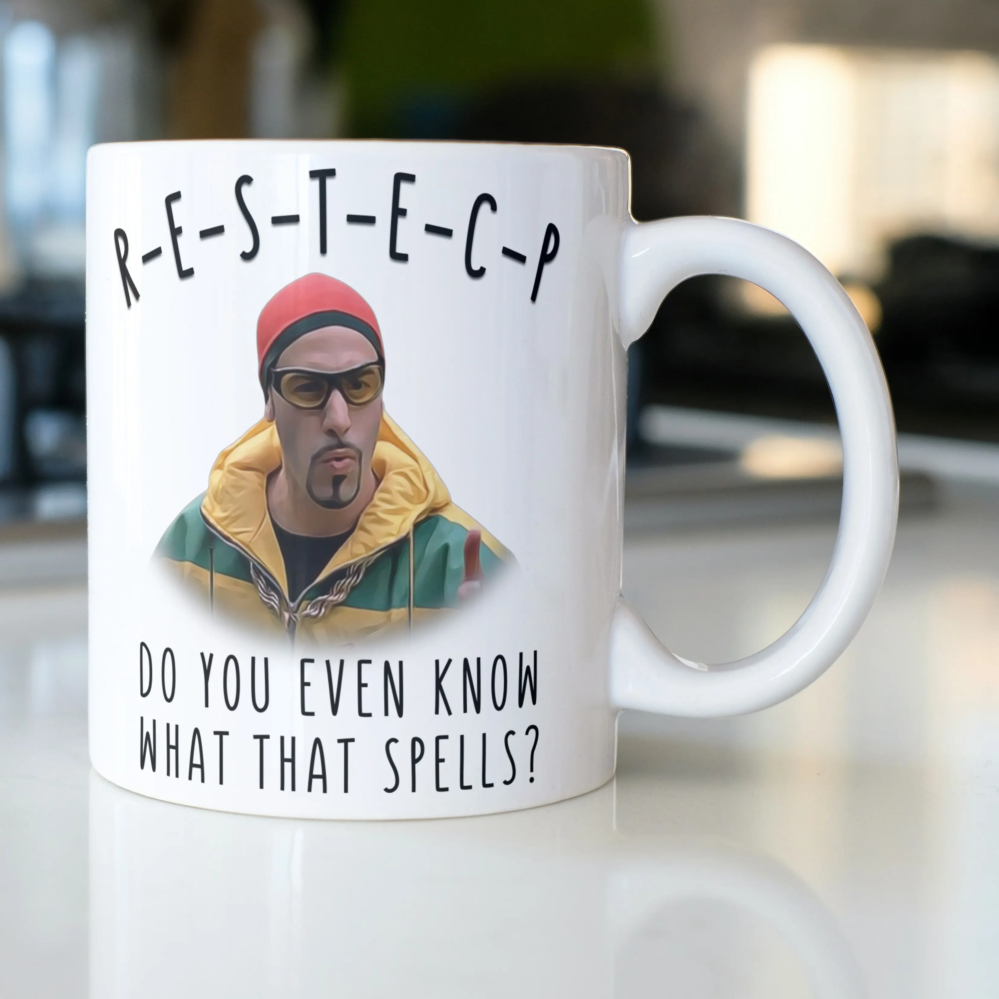 Funny Ali G Coffee Mug - Respect Ali G Coffee Gift Mug