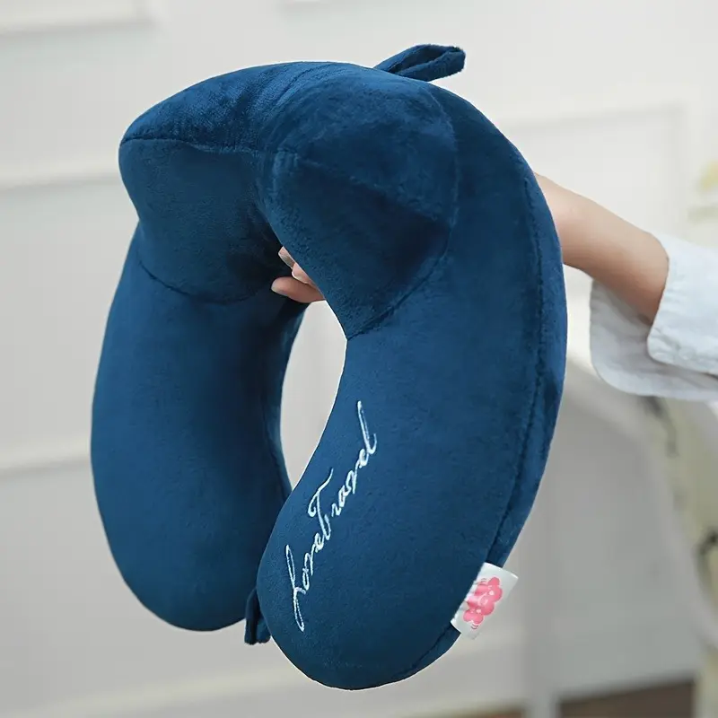 Nap neck pillow for adults, neck pillow for adults, neck pillow for sleep, U-shaped headrest for car use, U-shaped pillow for students 1