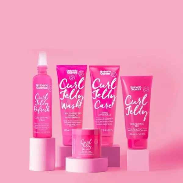 Umberto Giannini Curl Jelly Scrunching Jelly - Frizz Solution Defining Hair Gel for 2a-4c Curly, Wavy, Coily Hair - Vegan & Cruelty-Free Haircare