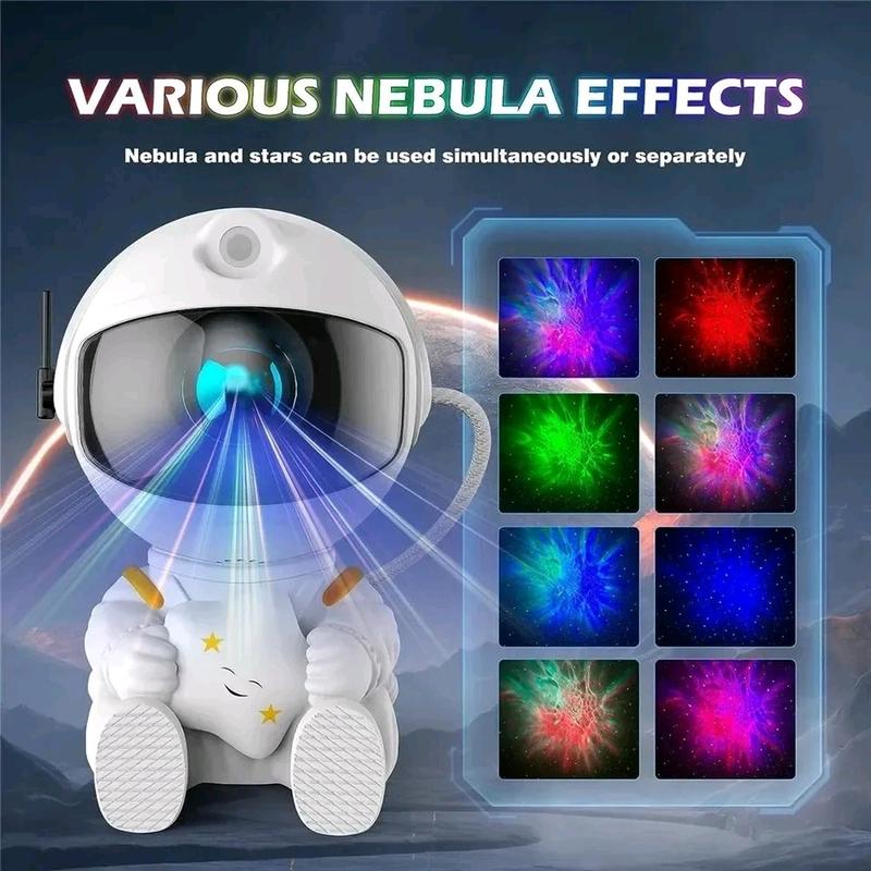 Galaxy Star / Guitar Astronaut Projector LED Night Light Starry Sky Porjectors Lamp Decoration Bedroom Room Decorative For Children Gifts for parties birthdays gaming room 2
