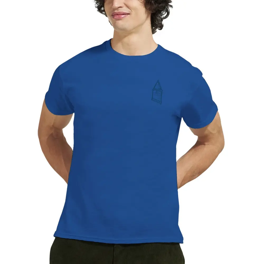 Everton Fan - T Shirt - Embrioded Badge - Blues Fan - Choice of Colours- Up to 5XL