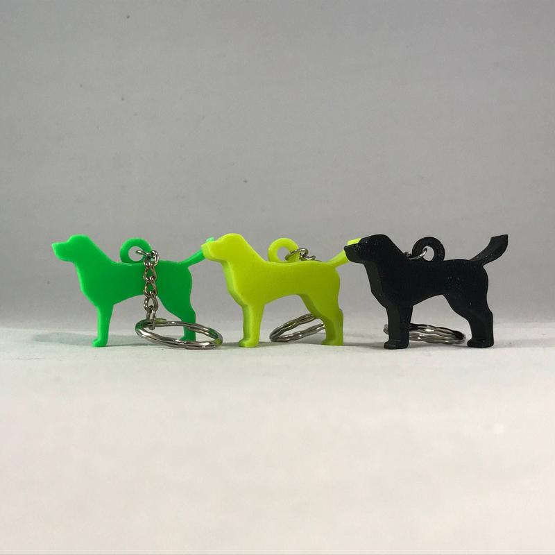 Labrador Keyring / Keychain - Dog Lover - 3D Printed - Gift ideas for dog lovers - Any dog available 1