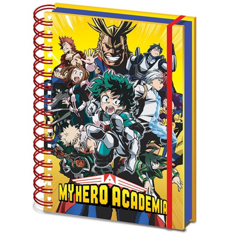 My Hero Academia Radial Character Burst A5 Spiral Notebook 1