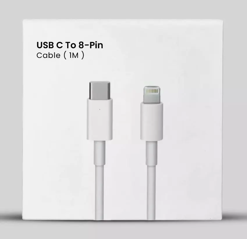 1M GENUINE Type C to 8-Pin Fast Charger Cable for Apple iPhone 14 13 12 XS XR - Mobile, Electronic Electronic Mobile Smartphone Cellphone Charging