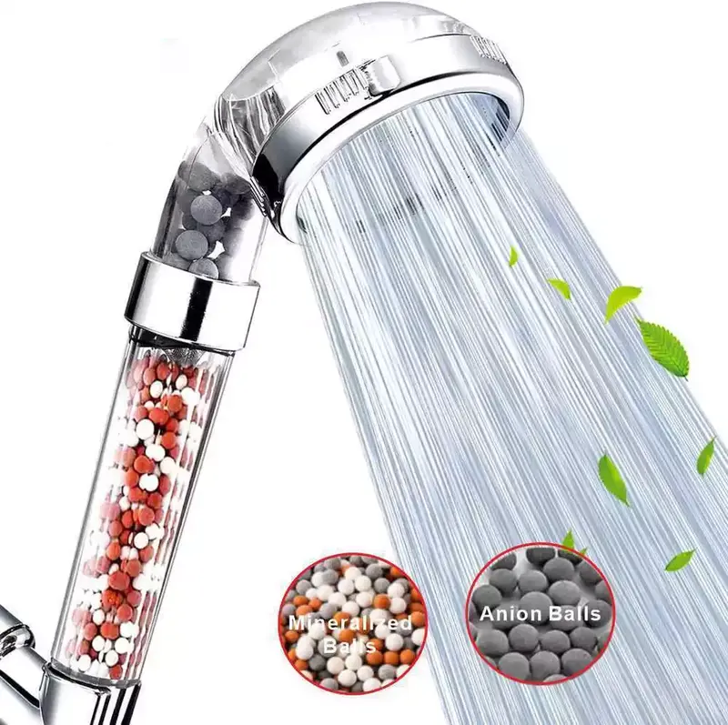 SwarveNew High Turbo Pressure Shower Head - Bathroom Powerful Energy Water Saving Filter 1