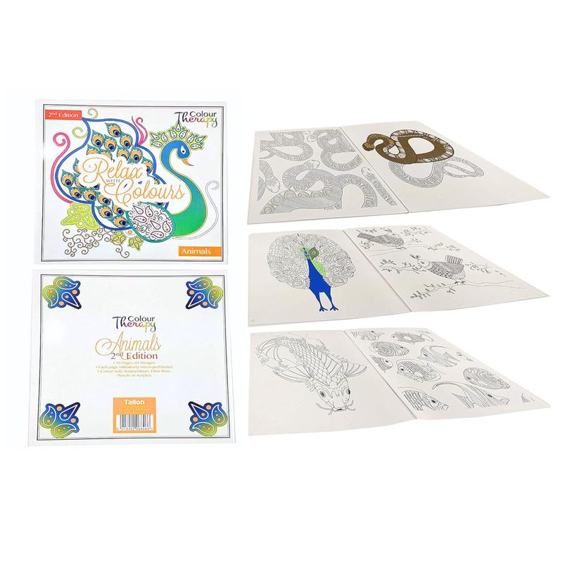 Colour Book and Colour Pens Set Fine Tip Fibre Pen set (30 Colours) Art & Craft for Kids and Adults 2