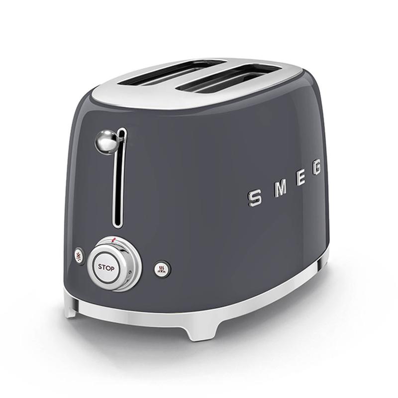 Smeg 2 Slice Toaster in Slate Grey 1