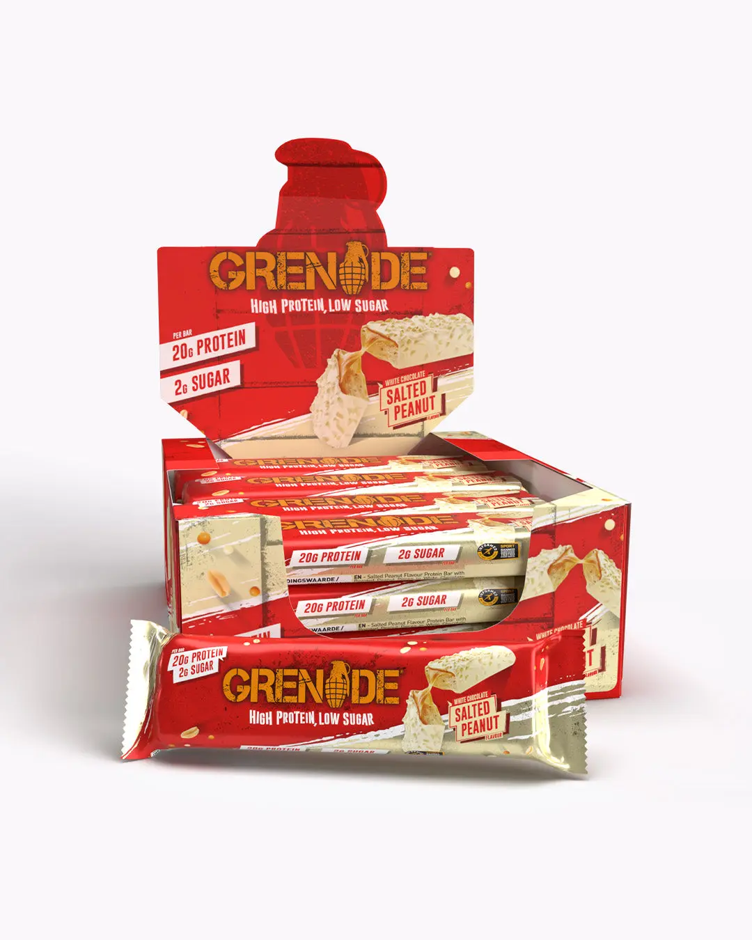 Grenade White Chocolate Salted Peanut Protein Bar