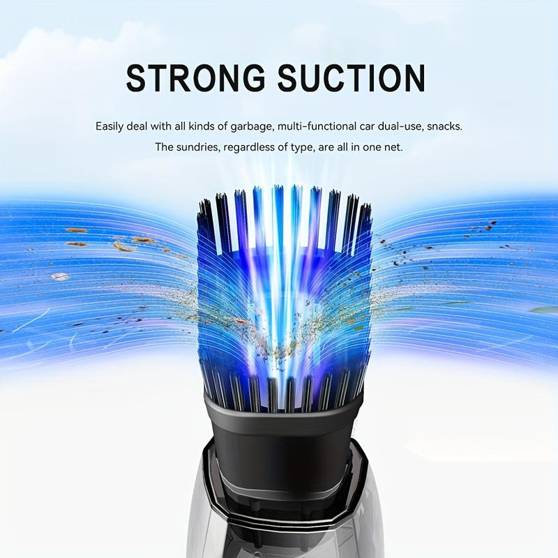 Product Introduction of Powerful Portable Wireless Handheld Vacuum Cleaner for Car, Home, Office with USB Charging and Variety of Accessories 7
