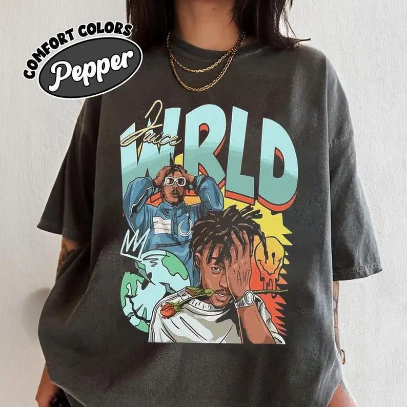 Juice Wrld Shirt, Legends Never Die Shirt, Last Album, Juice Wrld 2024 Shirt, Hip-Hop Graphic T-Shirt Cotton Fit