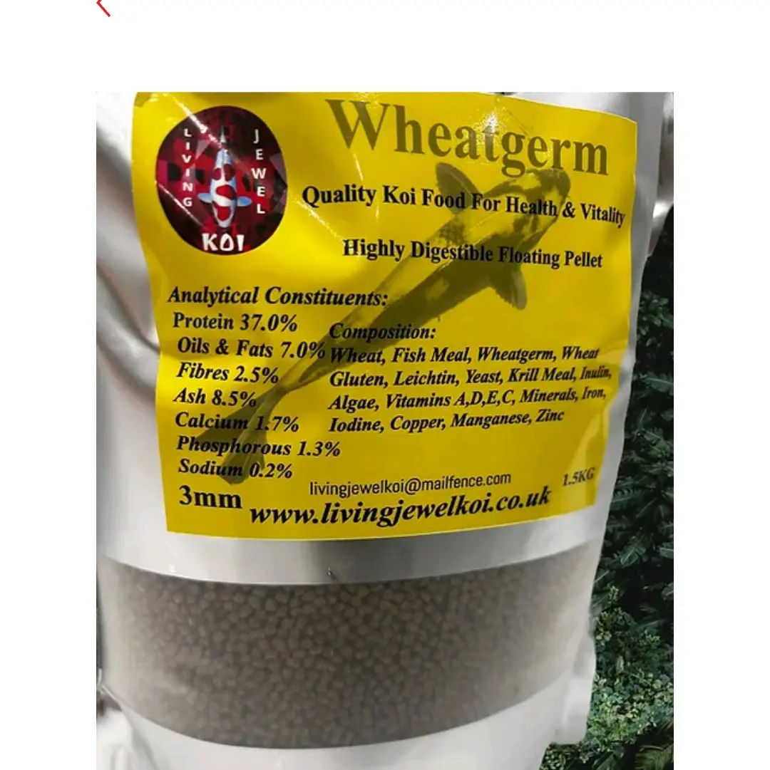 Wheatgerm 3mm High Quality Floating Digestible Pellet For Koi