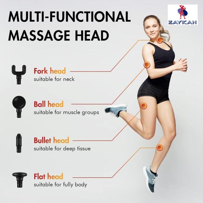 Massage Gun Deep Percussion Massager Muscle Vibration Relaxing Therapy Tissue UK 7
