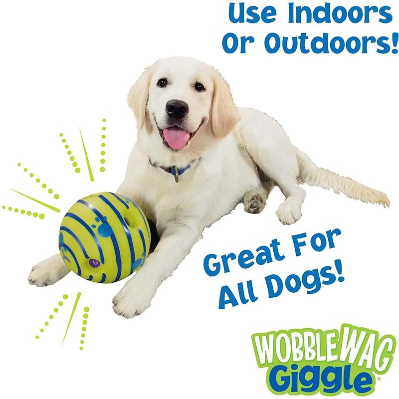Wobble Wag Giggle Glow Ball for Dog Toys - Pet-Safe, No Batteries Needed, Glow in The Dark, Available in Small and Medium Sizes 8