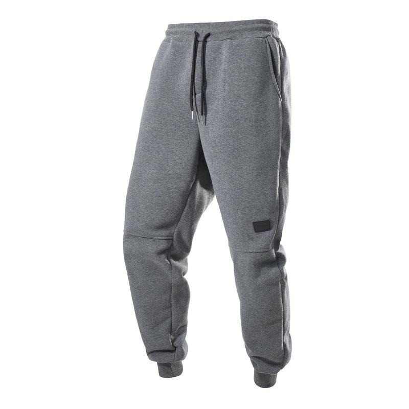 3pcs Men's Casual Solid Color Joggers, Men's Drawstring Pants With Pockets For Sport And Casual Wear 6