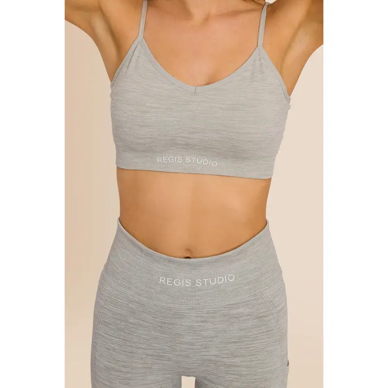 Women's Recycled - Multi-Sport Flex Bra - Grey Comfort Fit Comfortable Adjustable 6