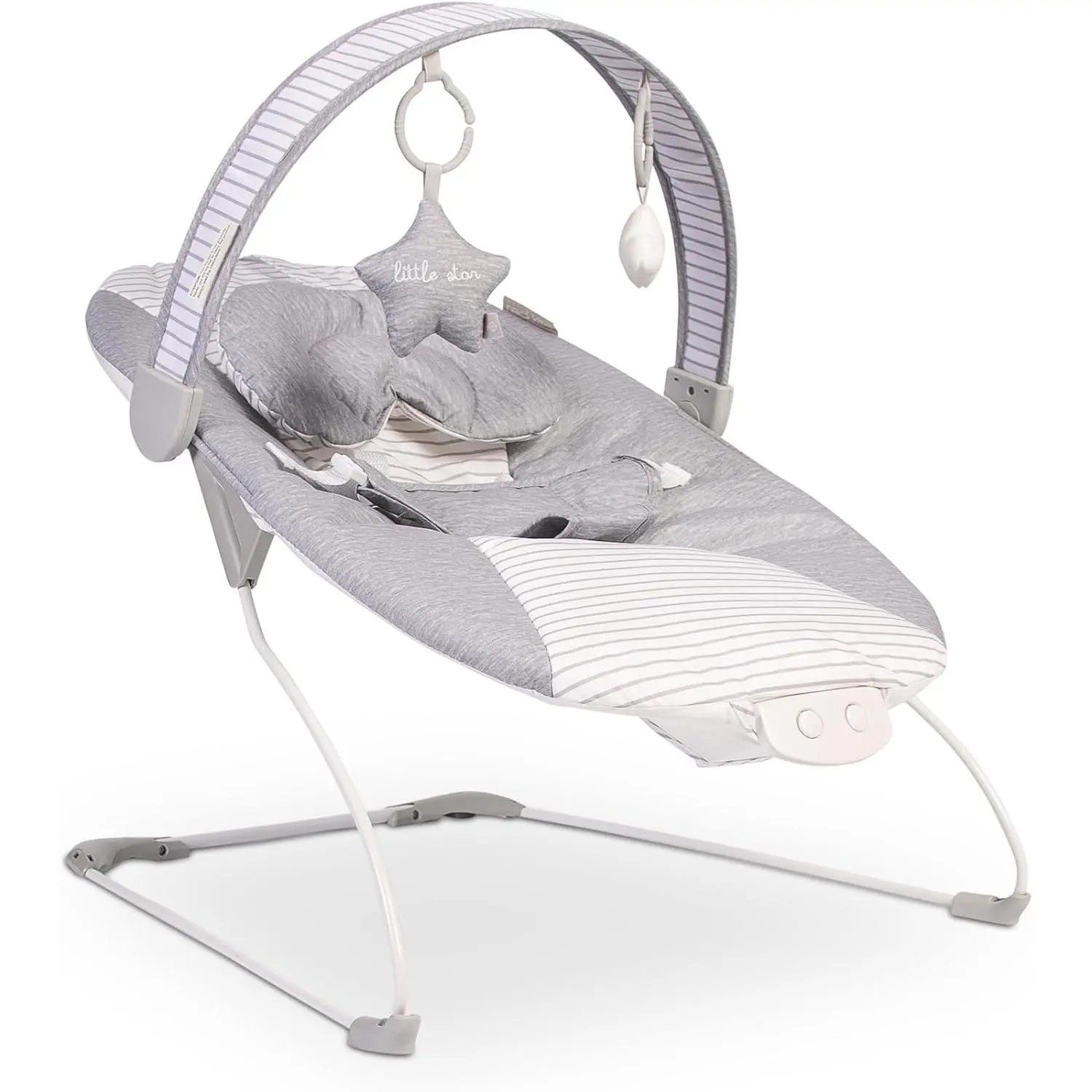 Cozy Bounce Unisex Baby Bouncer - Linen Collection