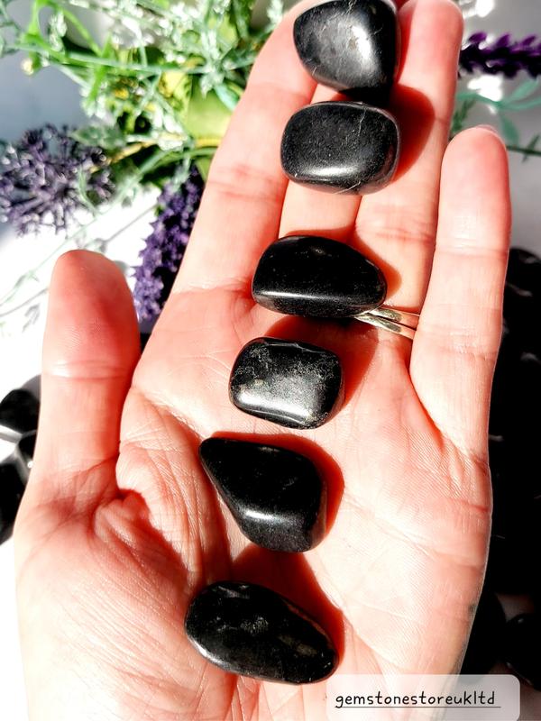 Natural Shungite Crystal - Protective Energy Stone 25-30mm, Shungite Healing Crystals, Purifying, Grounding Energy Stone. 5